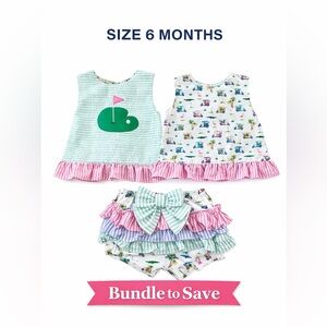 Golf Reversible Swing Top & Bloomers Set 6M ⛳️